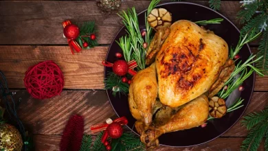 عکس انواع غذا با گوشت بوقلمون الو گوشت