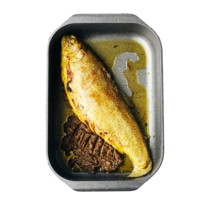 ماهی قزل آلا شکم پر